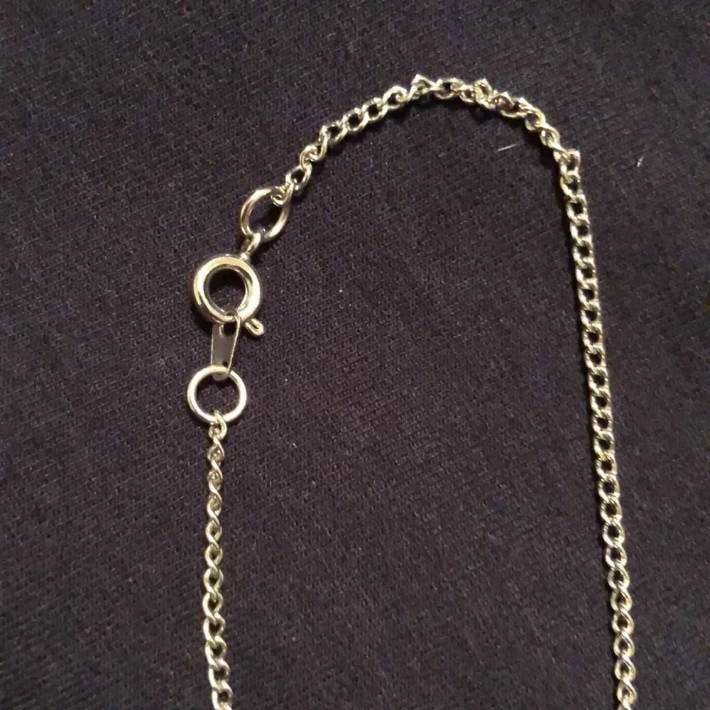 Fun silver tone necklace